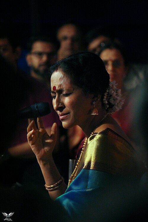 Bombay Jayashri portrait