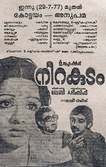 Nirakudam poster